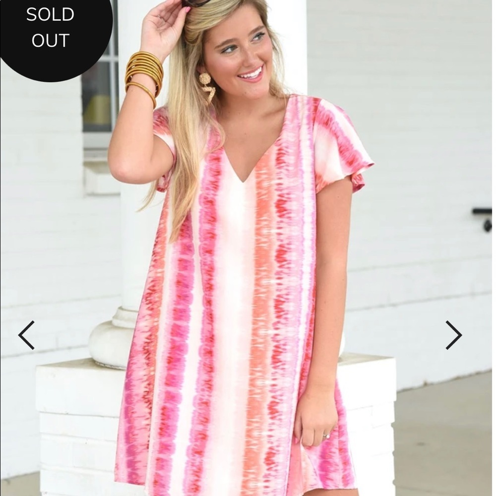 Pink Lily Certain About This Dress